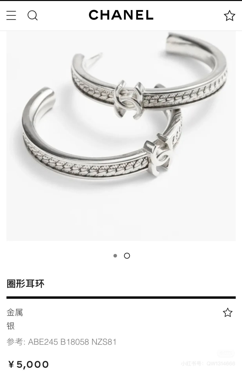 Ch**el earrings